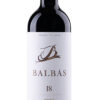 botella balbas crianza