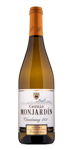 botella vino blanco castillo monjardin chardonnay
