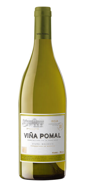 botella vino blanco vina pomal