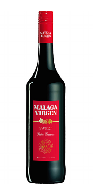 botella vino dulce pedro ximenez malaga virgen 075l
