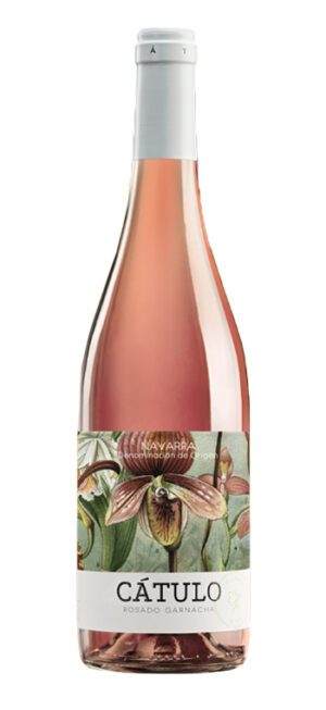 botella vino rosado catulo organico