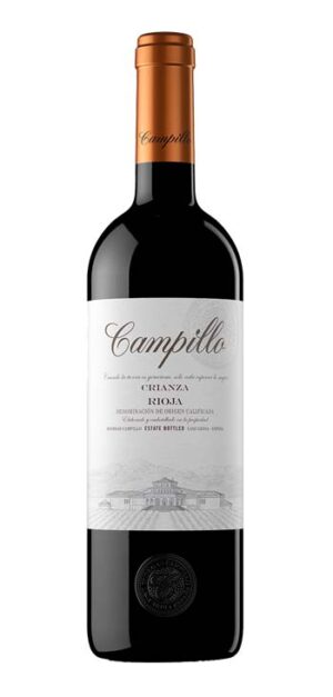 botella vino tinto campillo crianza