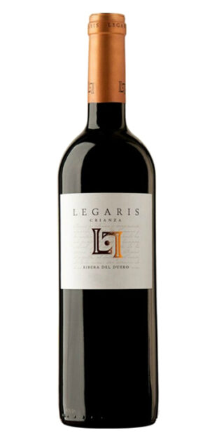 botella vino tinto legaris crianza