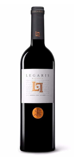 botella vino tinto legaris reserva