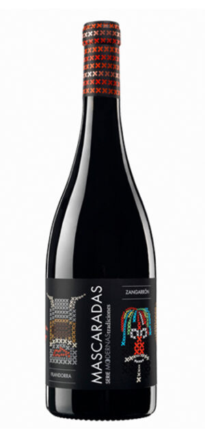 botella vino tinto mascaradas
