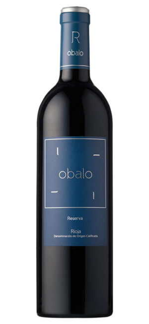 botella vino tinto obalo reserva