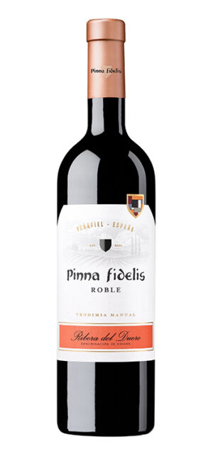 botella vino tinto pinna fidelis roble