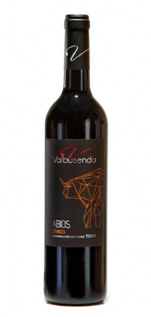 botella vino tinto valbusenda abios crianza