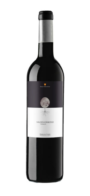 botella vino tinto valdehermoso crianza ecologico