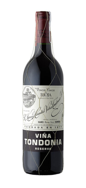 botella vino tinto vina tondonia reserva