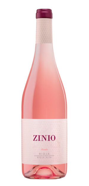 botella zinio rosado