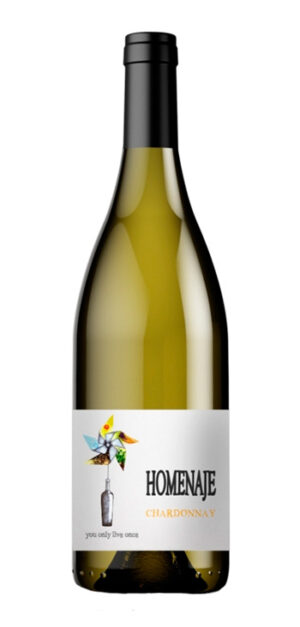 vino blanco homenaje chradonnay 750 ml