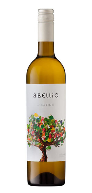 botella vino blanco abellio