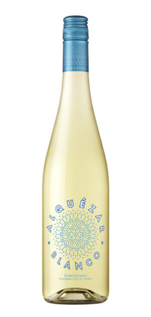 botella vino blanco alquézar con aguja