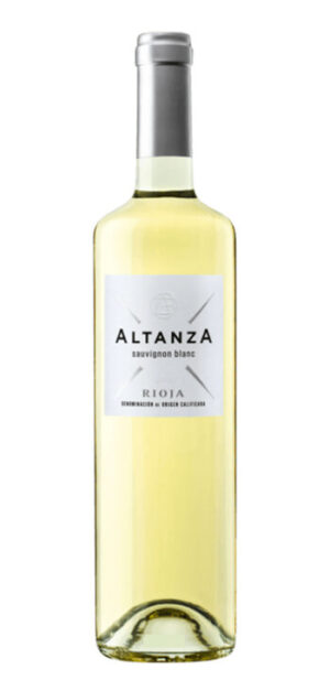 botella vino blanco altanza