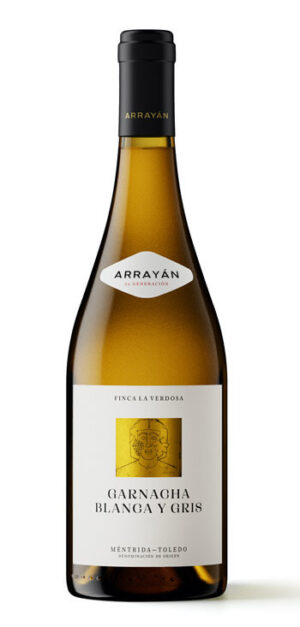 botella vino blanco arrayan garnacha blanca y gris