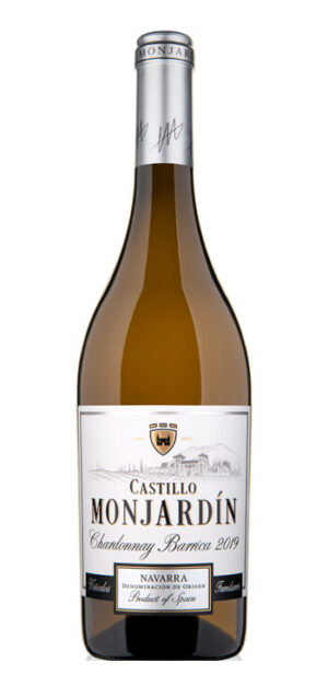 botella vino blanco castillo de monjardín chardonnay barrica