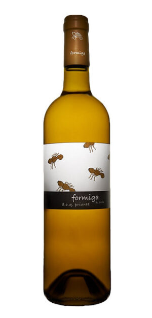 botella vino blanco formiga de seda