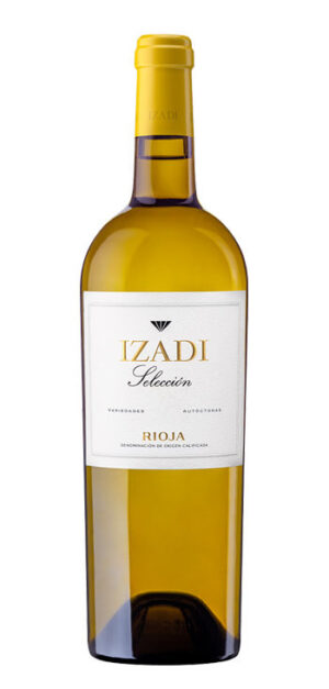 botella vino blanco izadi selección