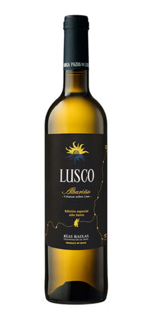 botella vino blanco lusco albariño