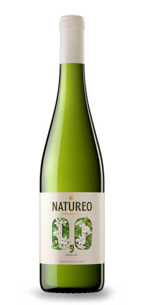 botella vino blanco natureo muscat sin alcohol