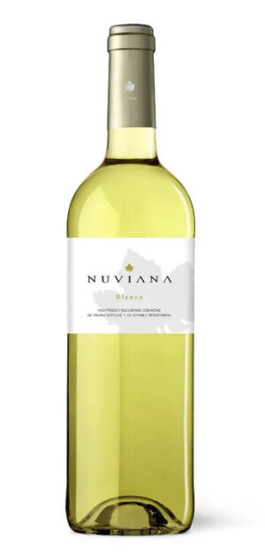 botella vino blanco nuviana