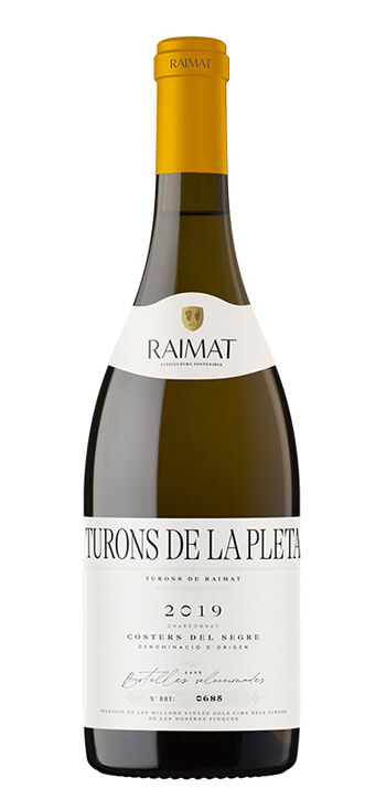botella vino blanco raimat turons de la pleta