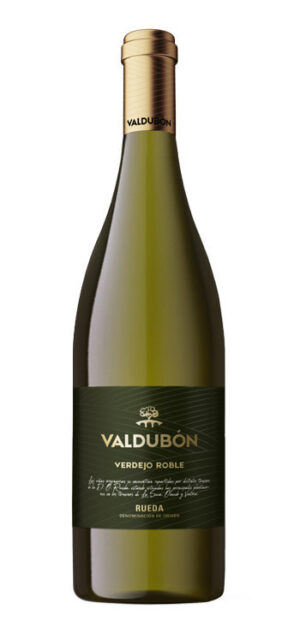botella vino blanco valdubon verdejo roble