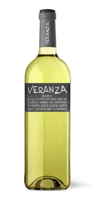 botella vino blanco veranza