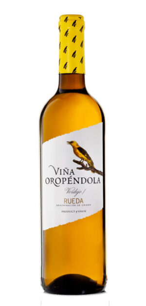 botella vino blanco viña oropéndola