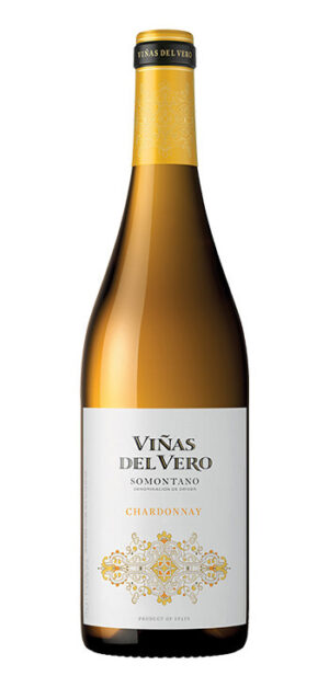 botella vino blanco viñas del vero chardonnay