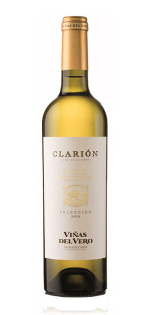 botella vino blanco viñas del vero clarión