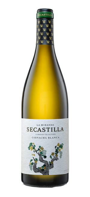 botella vino blanco viñas del vero la miranda de secastilla