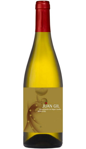 botella vino blanco vino blanco juan gil moscatel seco