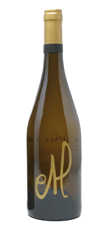 botella vino blanco vino cipma ii marisol rubio fermentado en barrica