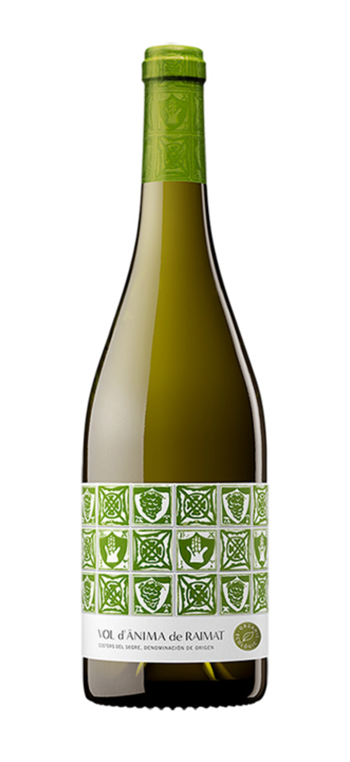 botella vino blanco vol d'anima de raimat ecológico