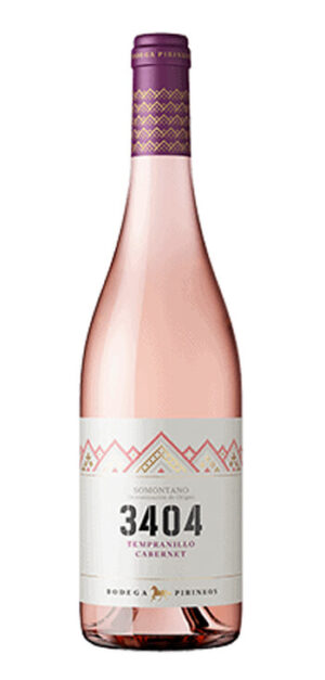 botella vino rosado 3404