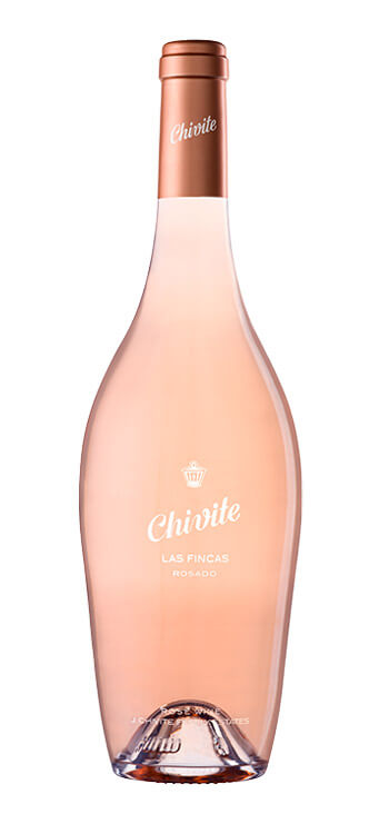 botella vino rosado chivite las fincas