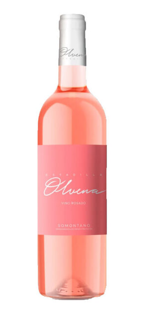 botella vino rosado estadilla olvena