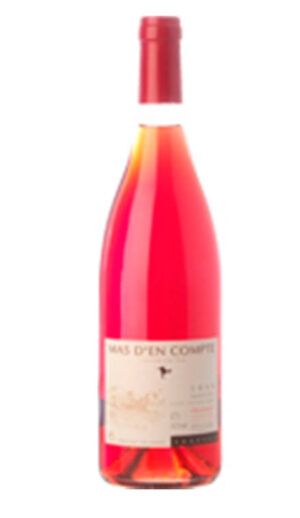 botella vino rosado mas den compte rosat