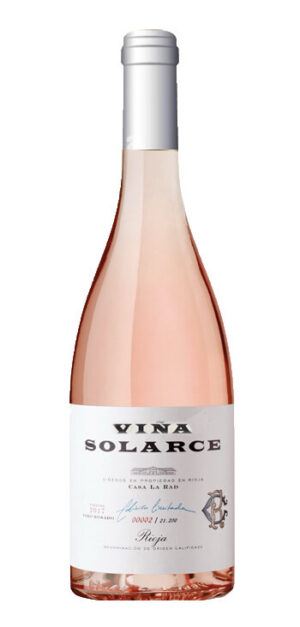 botella vino rosado viña solarce