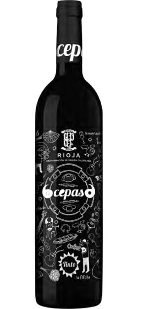 botella vino tinto 6cepas6