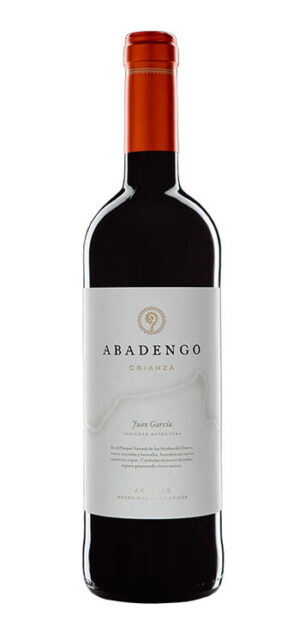 botella vino tinto abadengo crianza