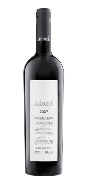 botella vino tinto adamá 2007
