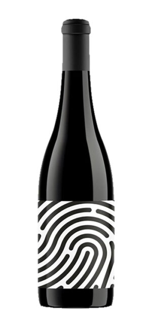 botella vino tinto adaras huella