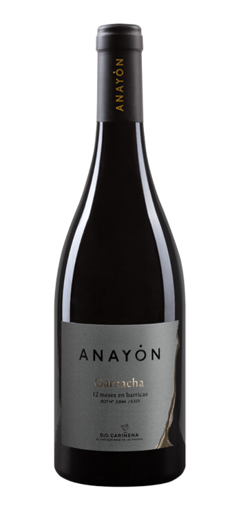 botella vino tinto anayón garnacha