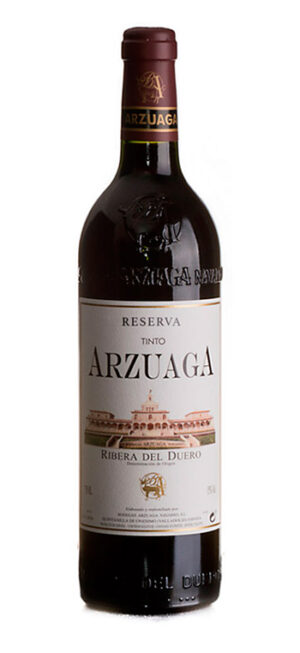 botella vino tinto arzuaga reserva