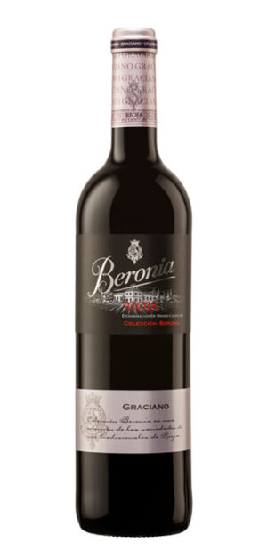 botella vino tinto beronia graciano colección