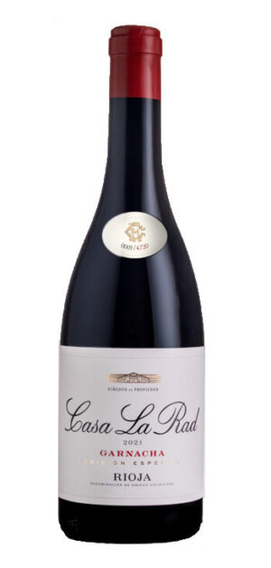 botella vino tinto casa la rad garnacha edición especial