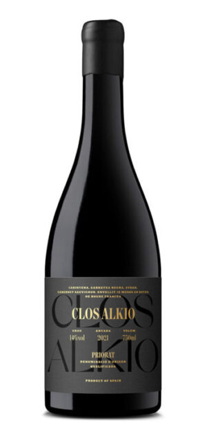 botella vino tinto clos alkio